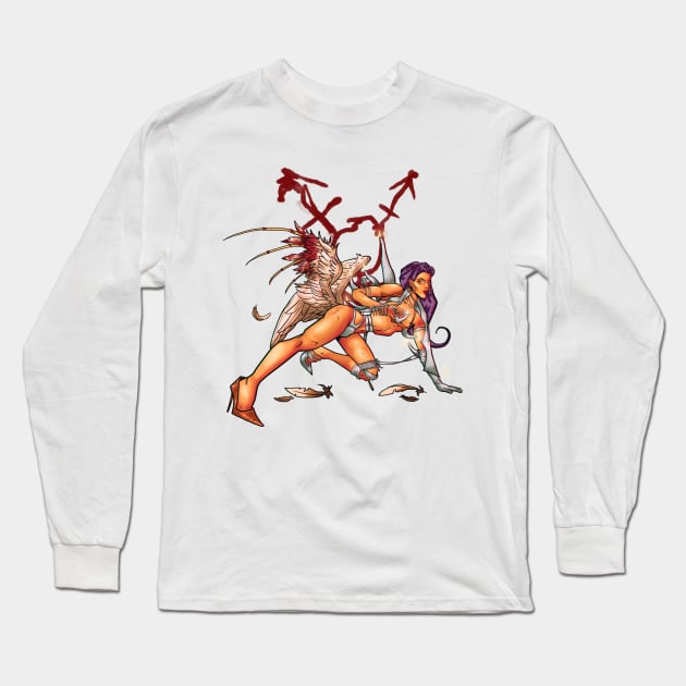 Arca la Aeon flux venezolana Long Sleeve T-Shirt by Alejandro Os Art